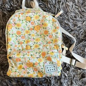 Floral billabong backpack